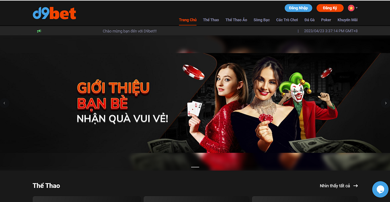 D9BET có nhiều khuyến mãi lớn