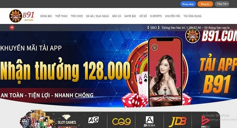 B91 là sân chơi chuyên nghiệp và giàu tiềm lực