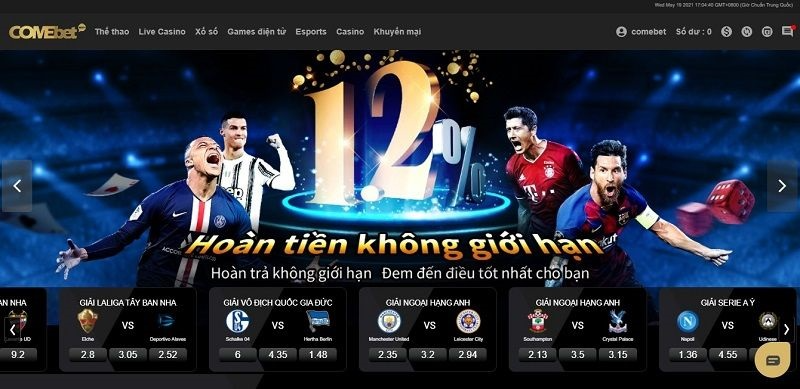 Nhà cái sở hữu giao diện đẹp, bố cục khoa học