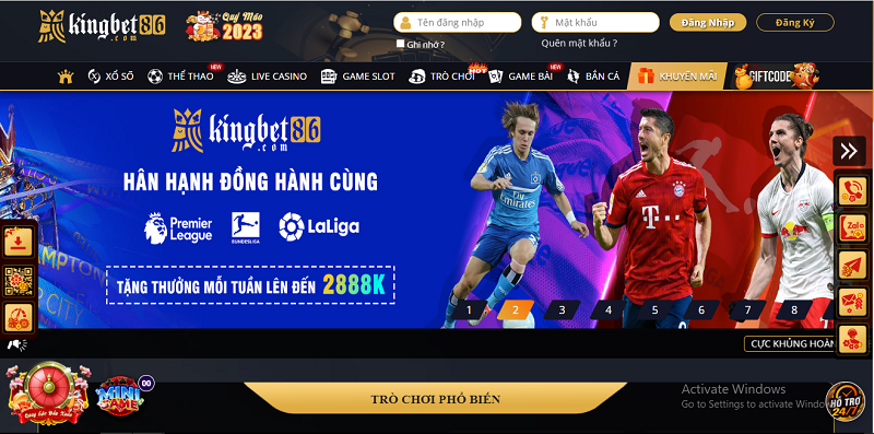 Kingbet86 là sân chơi giải trí với tiềm lực mạnh mẽ