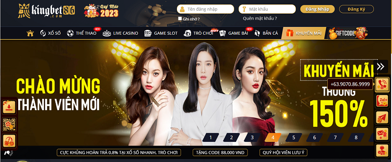 Kingbet86 được đầu tư từ hình ảnh, màu sắc đến tốc độ tải trang