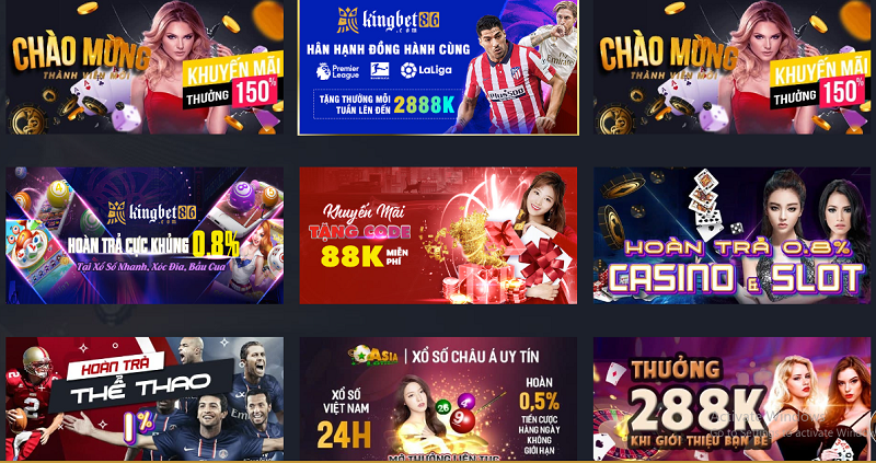 Bạt ngàn khuyến mãi Kingbet86 cho mọi người chơi