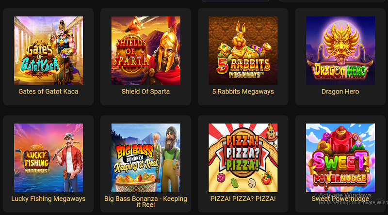 Đa dạng các game slot tại TF88