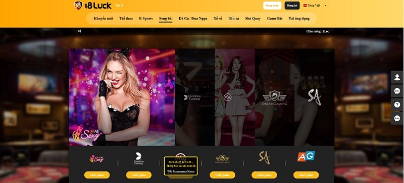 18Luck là sân chơi được cộng đồng game thủ Việt đánh giá cao