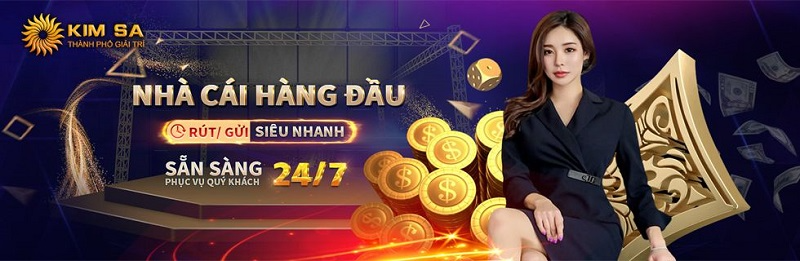 Nhà cái Kimsa88 sở hữu giao diện sang trọng